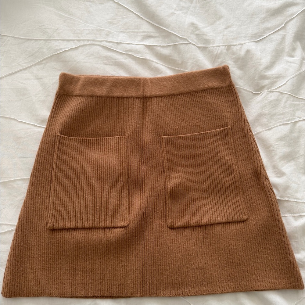 Zara Knit Skirt with Pockets